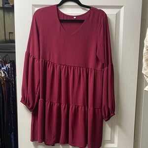 Amazon Burgundy Women's Tunic